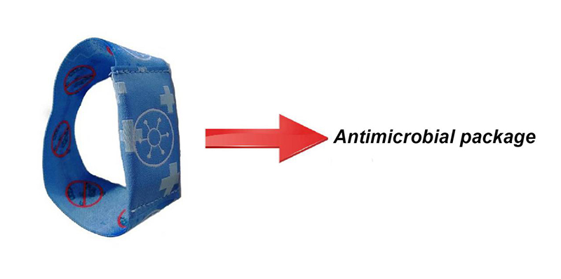 RFID Antimicrobial Elastic Wristband